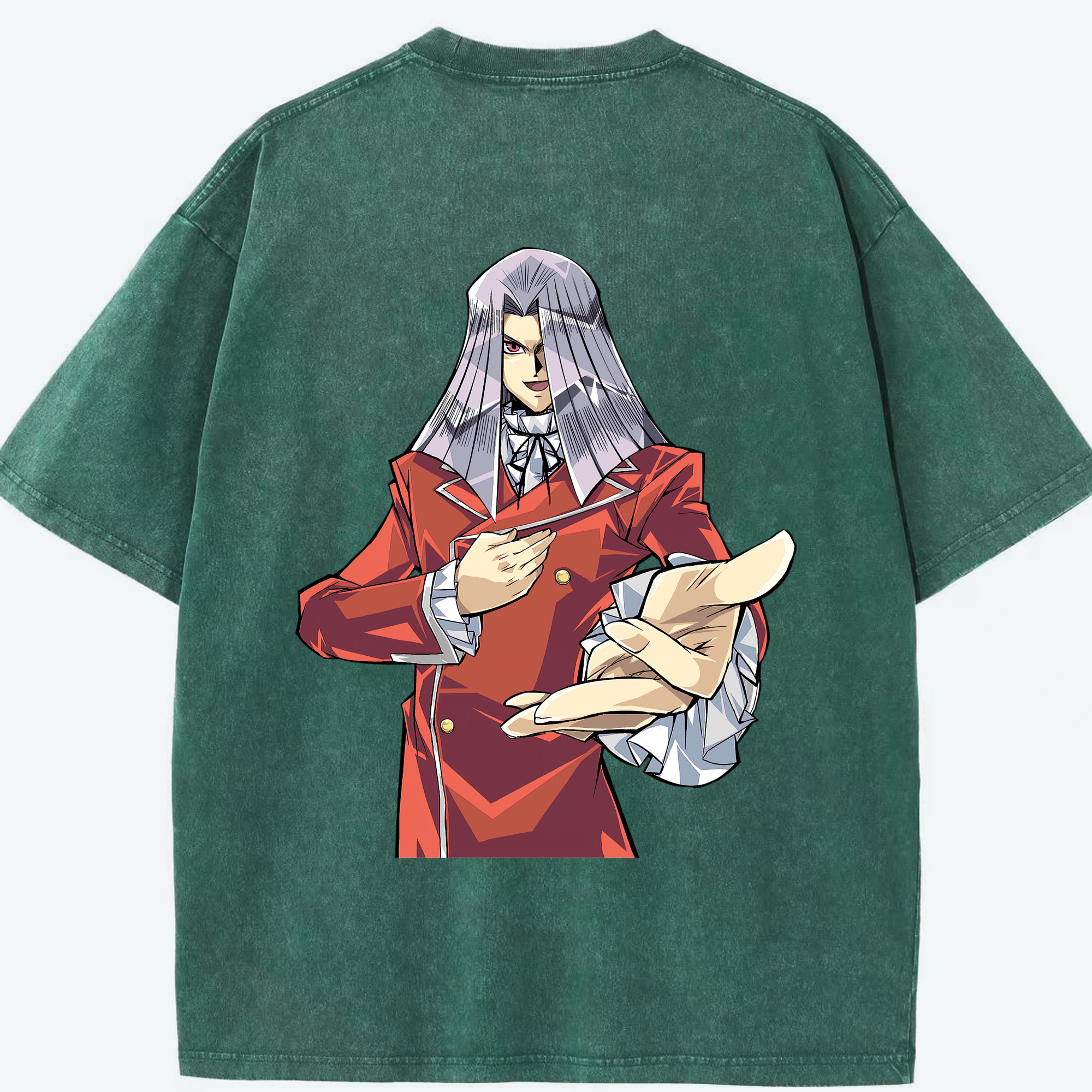（画像用） 遊☆戯☆王 Yu-Gi-Oh! 綿100% ヴィンテージ風 半袖Tシャツ（背面プリント）